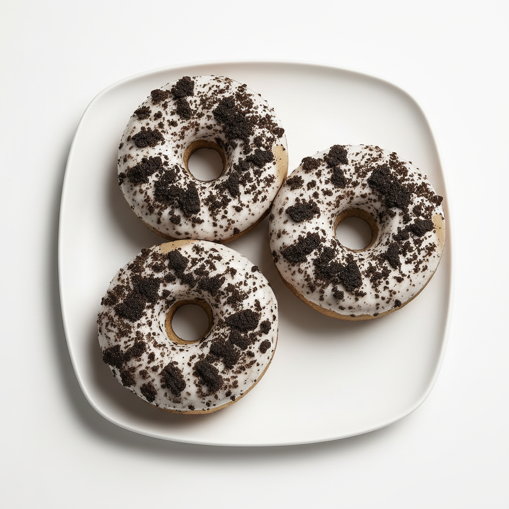 Oreo protein donut