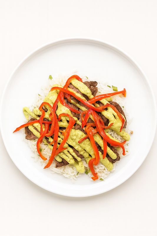 Jalapeño-cilantro steak
