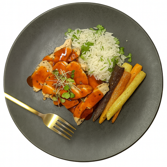 Spicy honey glazed chicken