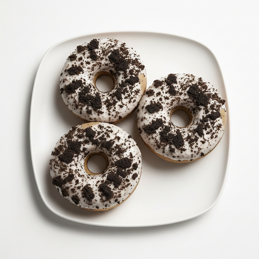 Oreo protein donut