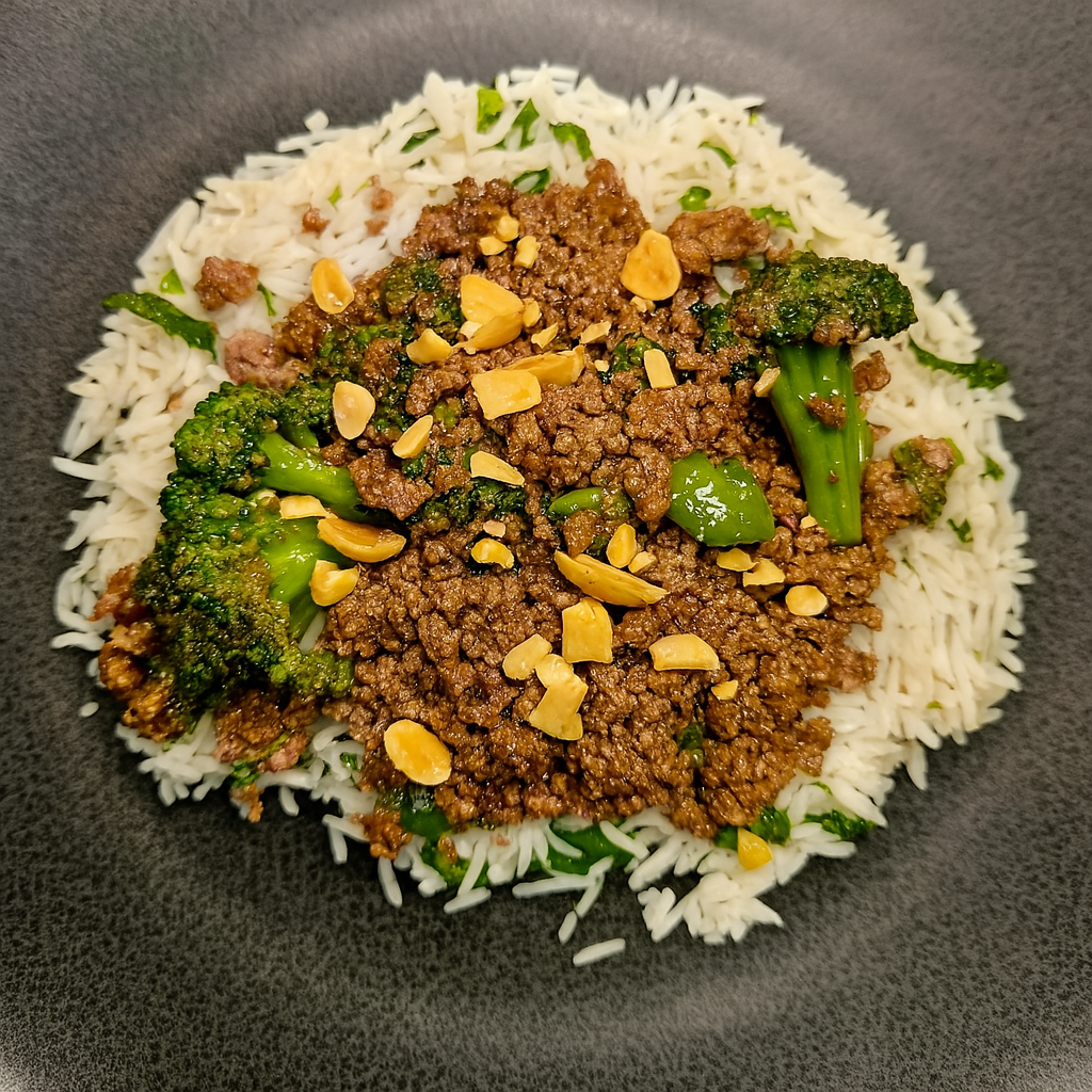 Teriyaki beef bowl